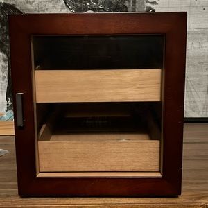 Humidor-2 levels,wooden